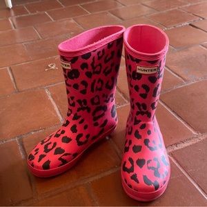 COPY - Pink cheetah girls hunter boots